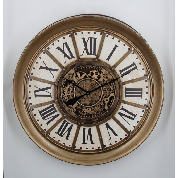Borough Wharf Oversized Collette 100cm Wall Clock Wayfair.co.uk